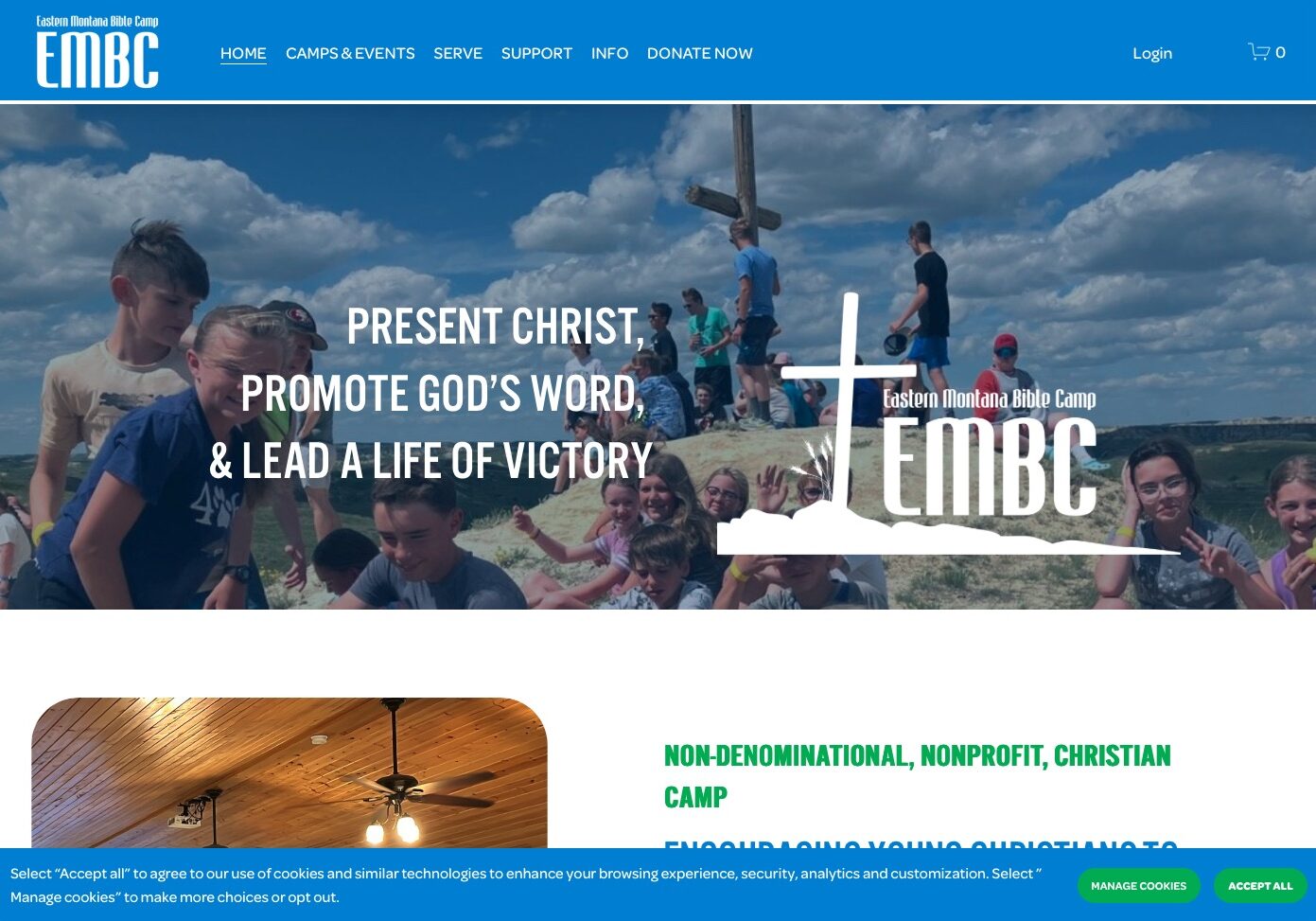 EMBC website redesign